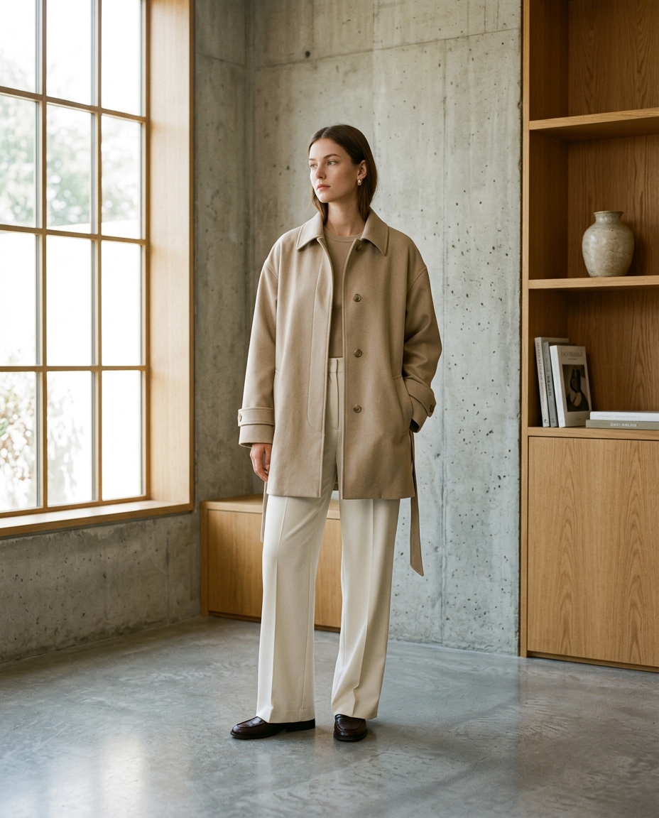 Minimalist Trench Coat
