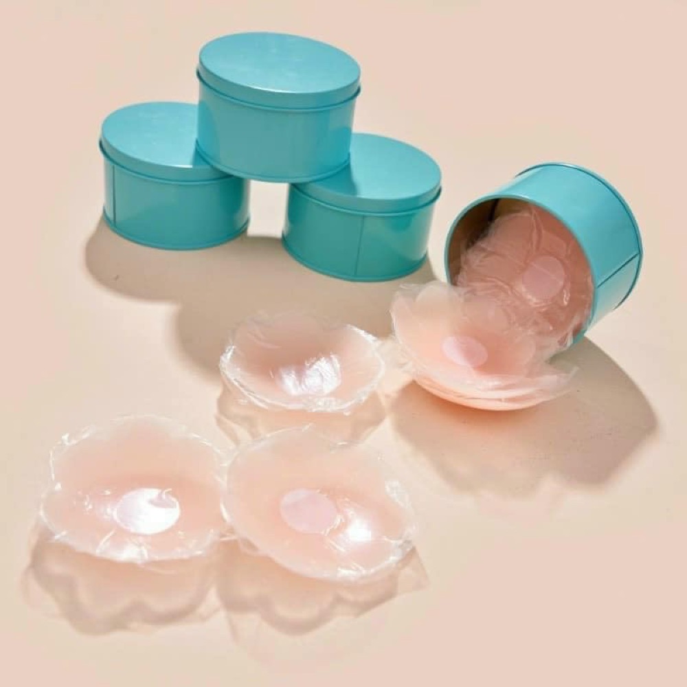 Hộp 5 đôi dán ngực silicon hoa — ảnh 1